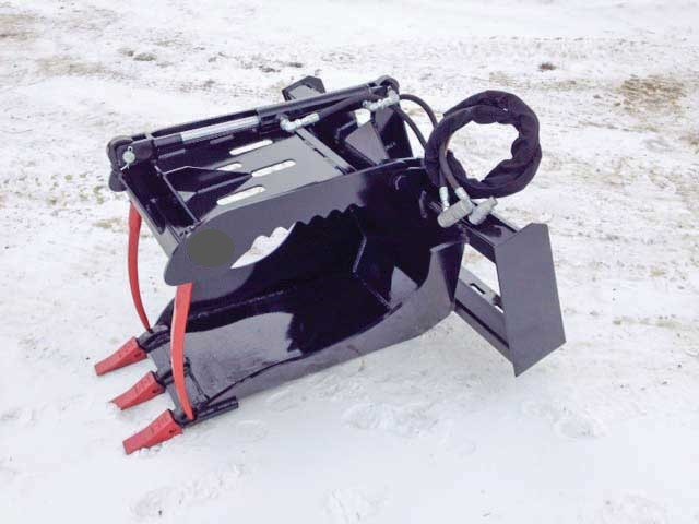 Skid Steer Big Ripper Grapple Bucket