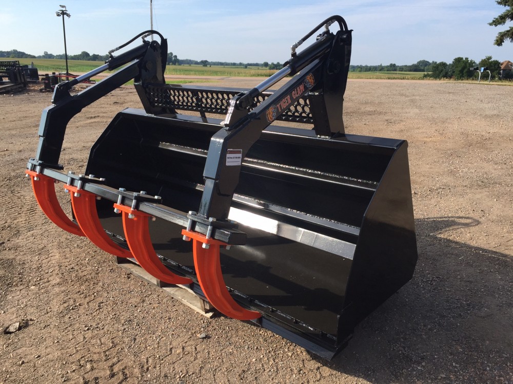 Skid Steer Loader Tiger Claw Grapple Bucket